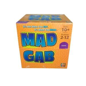 Mattel Mad Gab Party Game Adult Version New Sealed 2009